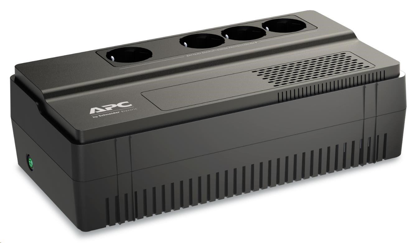 APC Easy UPS BV 800VA,  AVR,  IEC zásuvka,  230V,  (450W),  nemecké zásuvky SCHUKO (4)1 