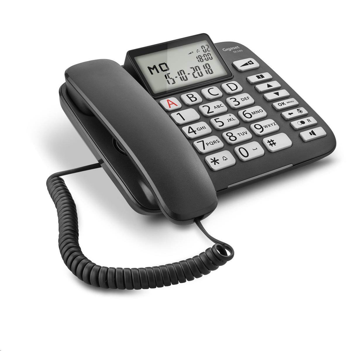 Gigaset DL580 čierny2 