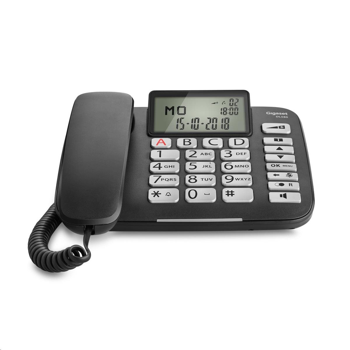 Gigaset DL580 čierny3 
