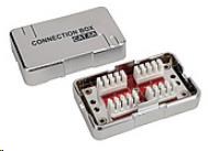 Solarix Pripojovací box CAT6A STP 8p8c LSA+/ Krone KRJS45-VEB6A