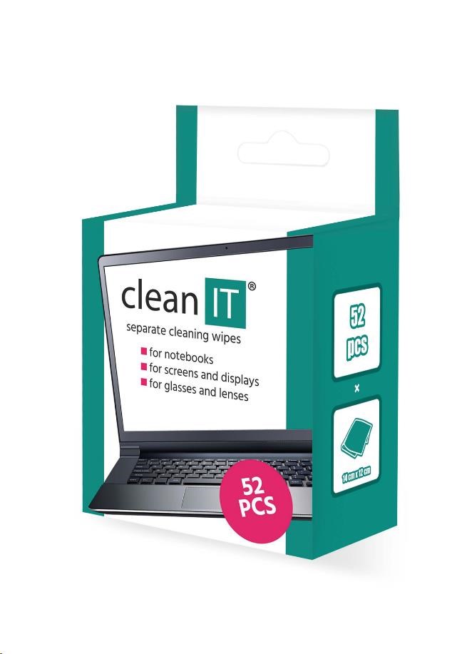 CLEAN IT vlhčené čistiace obrúsky 52 ks0 