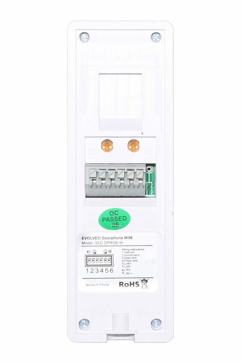 EVOLVEO DoorPhone IK06,  set video dveřního telefonu s pamětí a barevným displejem7 