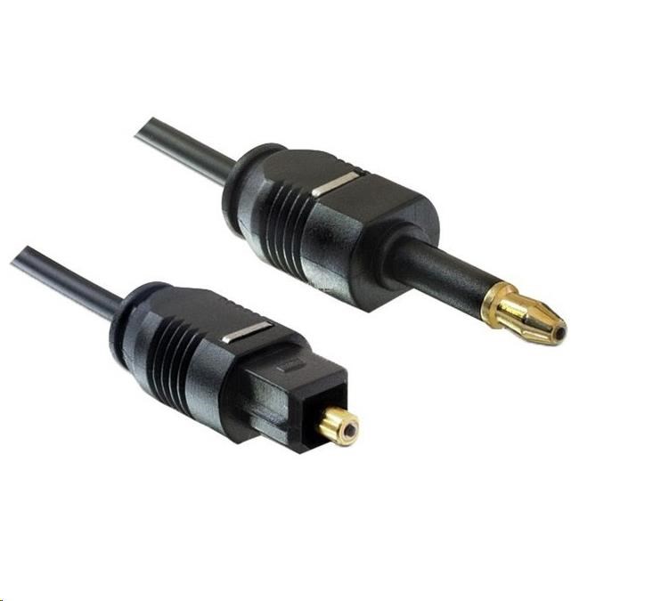 PREMIUMCORD Kábel 3, 5 mm mini Toslink - Toslink,  OD:2.2 mm,  dĺžka 3 m0 