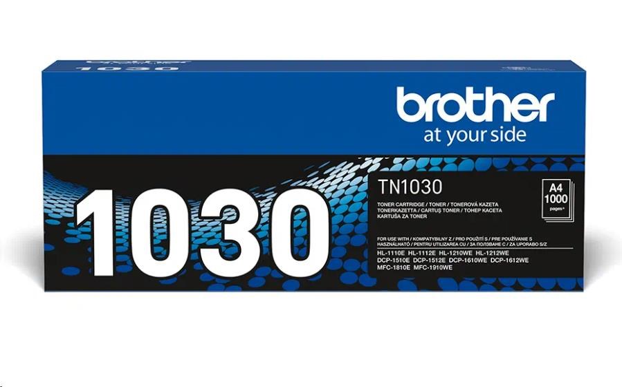BROTHER Toner TN-1030 (HL-11xx,  DCP-15xx,   cca1000 str. A4) - pro DCP-1510E /  HL-1110E /  MFC-1810E /  MFC-1910WE0 