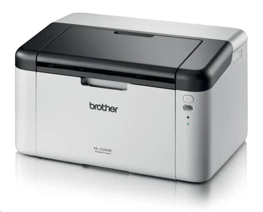 BROTHER tiskárna laserová mono HL-1223WE - A4,  21ppm,  2400x600,  32MB,  GDI,  USB 2.0,  WIFI,  150l,  startovací toner 1500str1 
