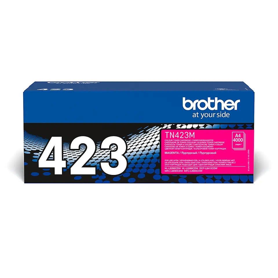 BROTHER Toner TN-423M pro HL-L8260CDW/ HL-L8360CDW/ DCP-L8410CDW,  4.000 stran,  Magenta1 
