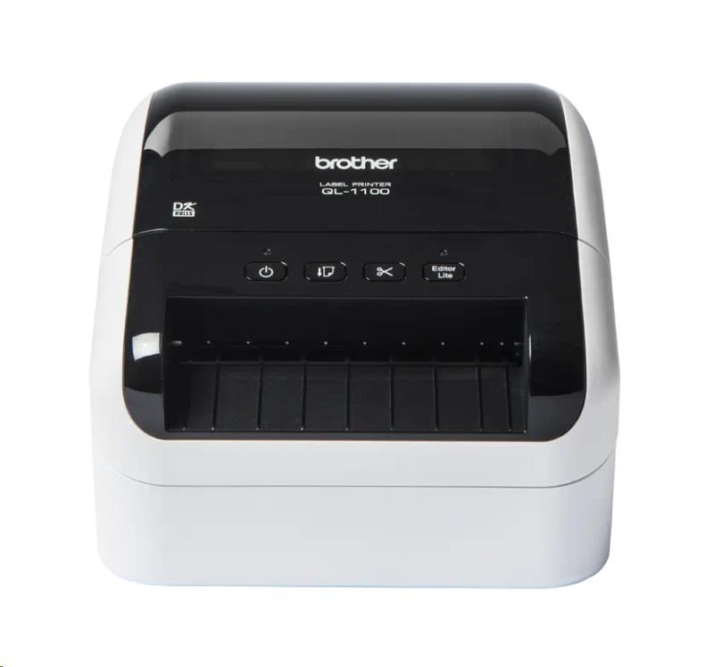 BROTHER tiskárna štítků QL-1100 - 101, 6mm,  termotisk,  USB,  Profesionální Tiskárna Štítků2 