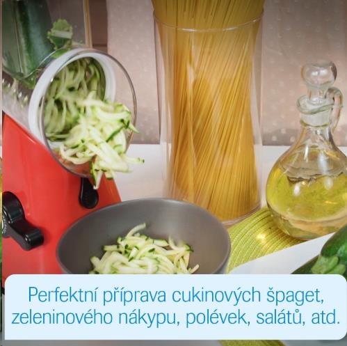 Nutri Slicer - látkuje,  strouhá,  krájí na jemno4 