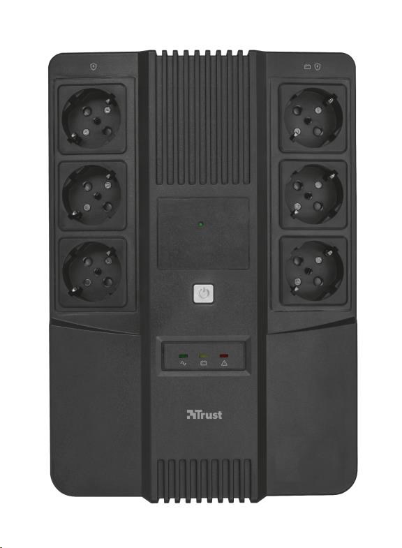 UPS TRUST Maxxon 800VA so 6 štandardnými zásuvkami2 