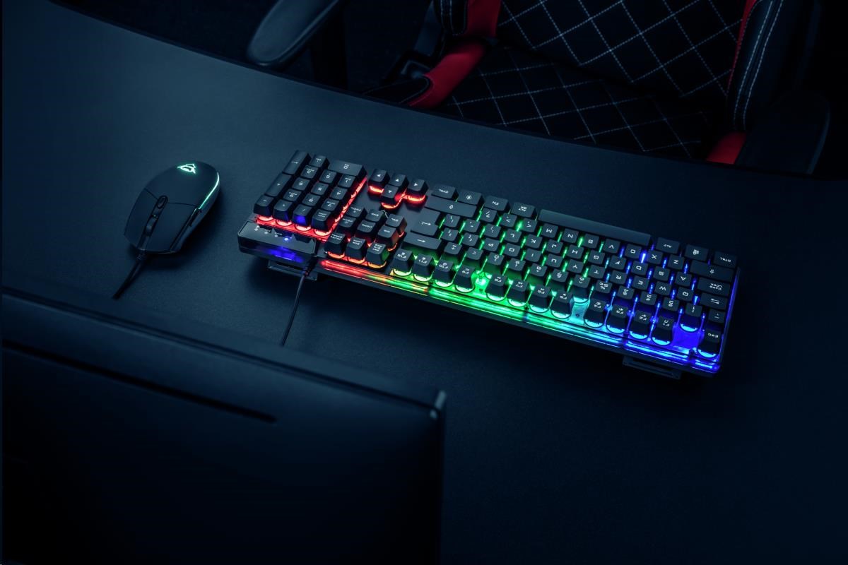 BAZAR - TRUST set klávesnice + myš GXT 838 Azor Gaming Combo CZ/SK - poškozený obal4 