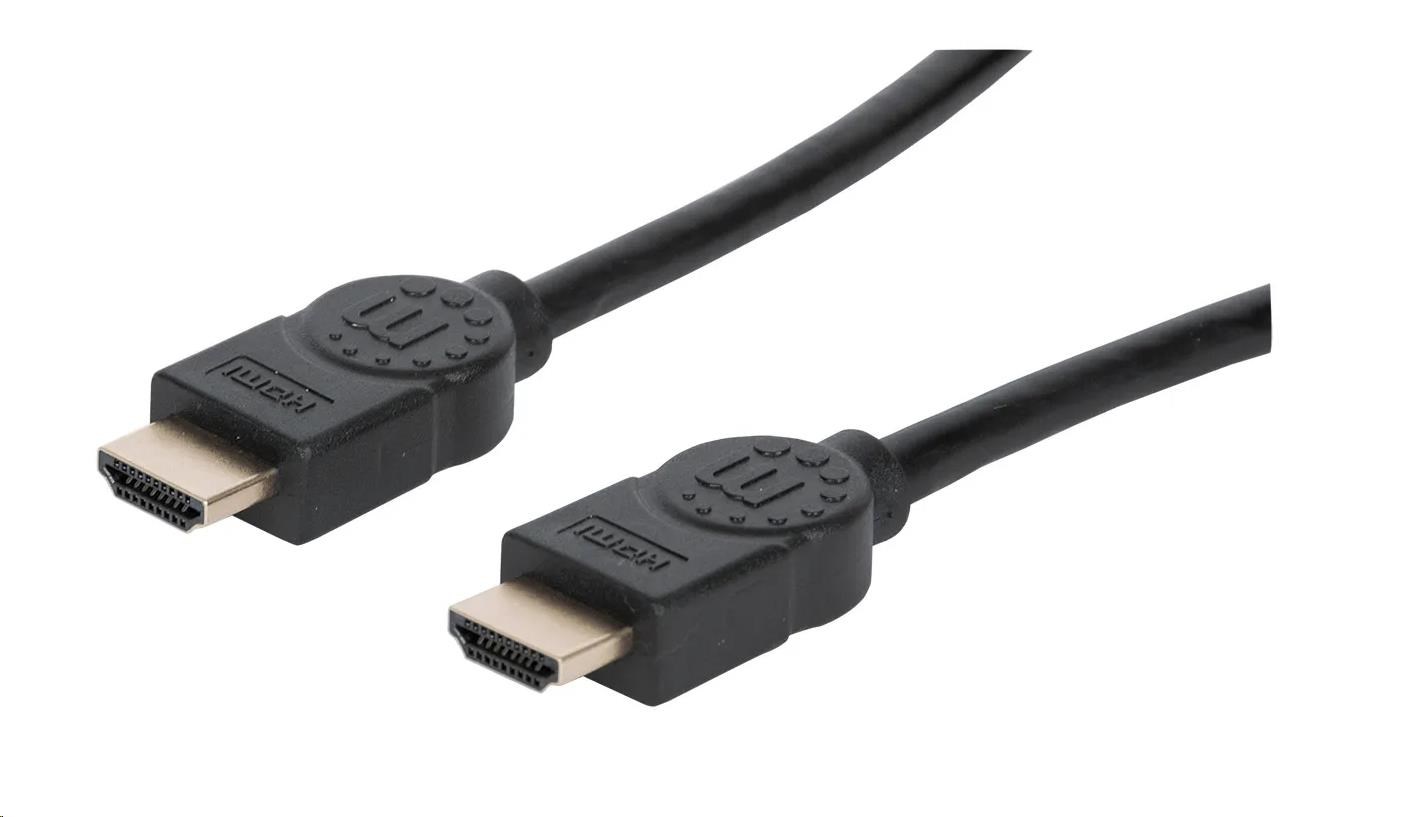 MANHATTAN HDMI kábel 2.1 Ultra High Speed 1m,  čierna2 