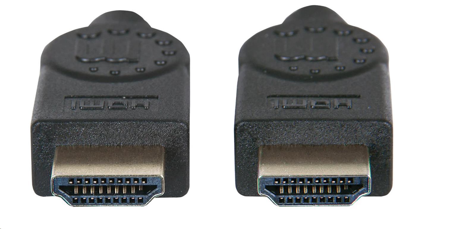 MANHATTAN HDMI kábel 2.1 Ultra High Speed 1m,  čierna0 