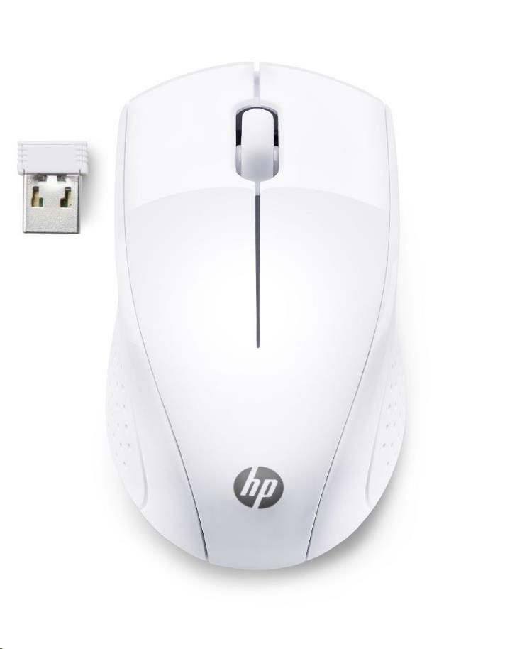 Myš HP - 220 Myš,  bezdrôtová,  biela0 