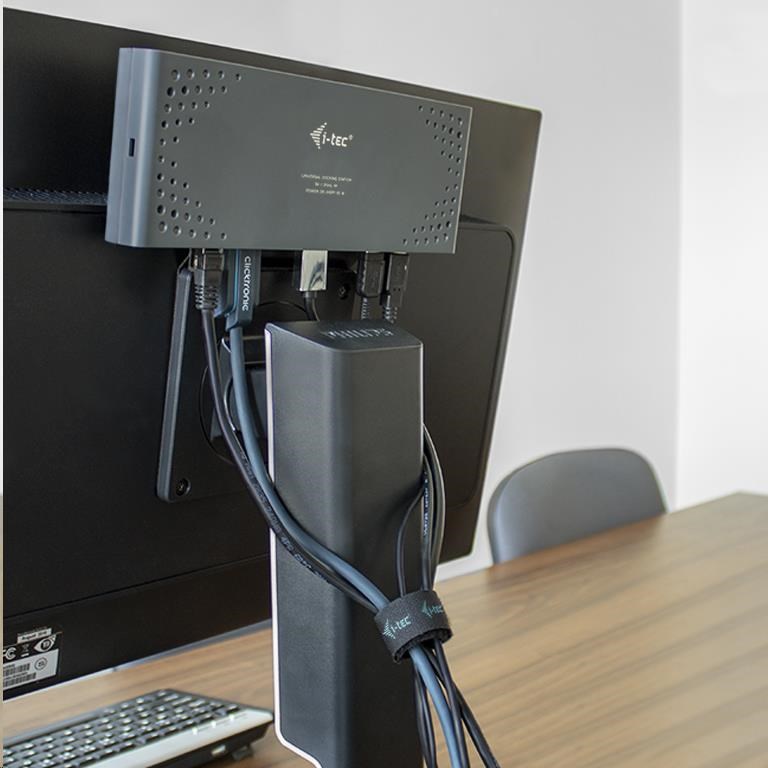 rámček dokovacej stanice iTec VESA na montáž na monitor2 