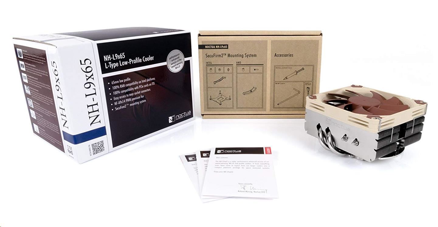 NOCTUA Chladič CPU NH-L9x65,  1x 92mm,  LGA1851,  AM5,  hnědá/ stříbrná4 