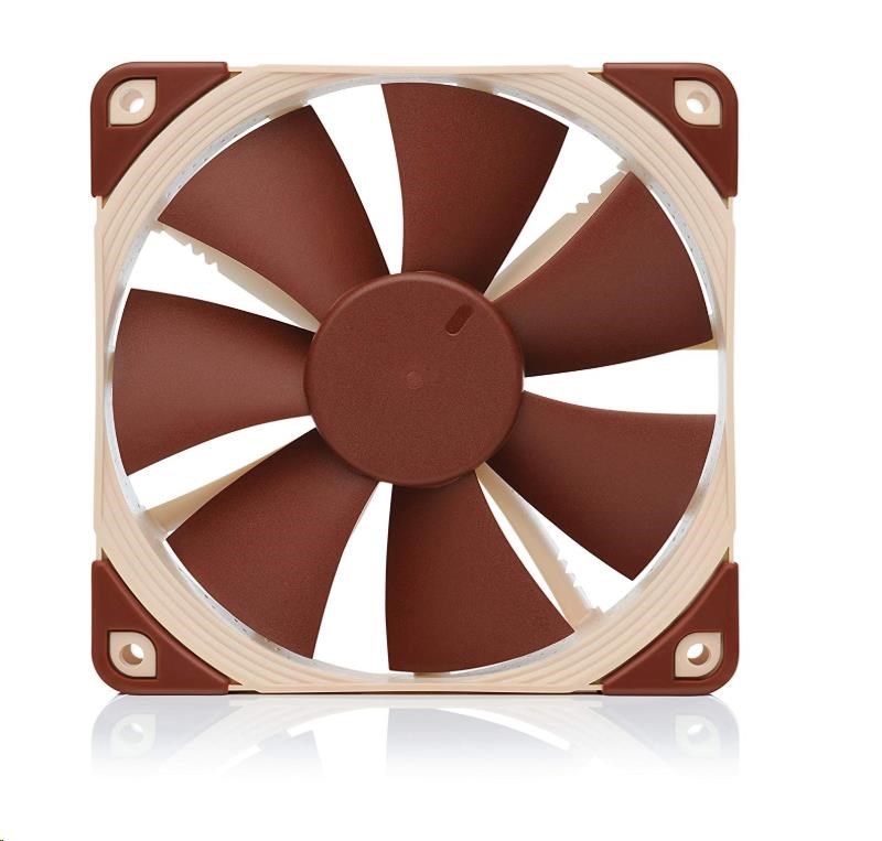 NOCTUA Ventilátor NF-F12-PWM,  120mm,  hnědá1 