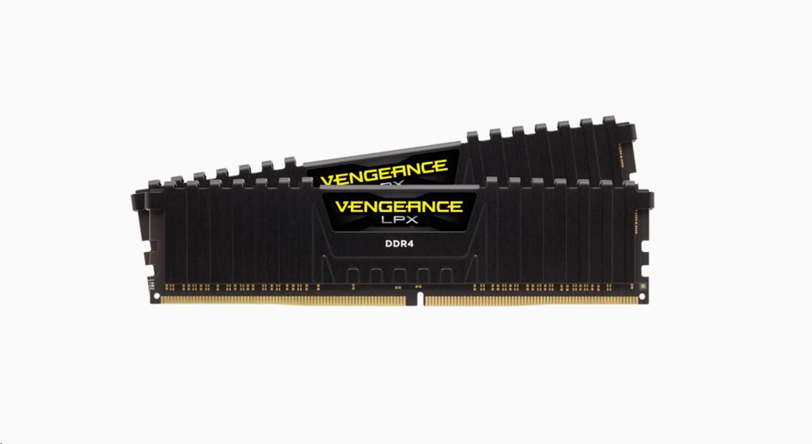 CORSAIR DDR4 8GB (Kit 2x4GB) Vengeance LPX DIMMX 2400MHz CL14 čierna0 