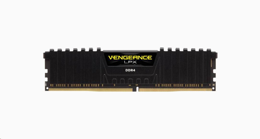 CORSAIR DDR4 8GB (Kit 2x4GB) Vengeance LPX DIMMX 2400MHz CL14 čierna2 