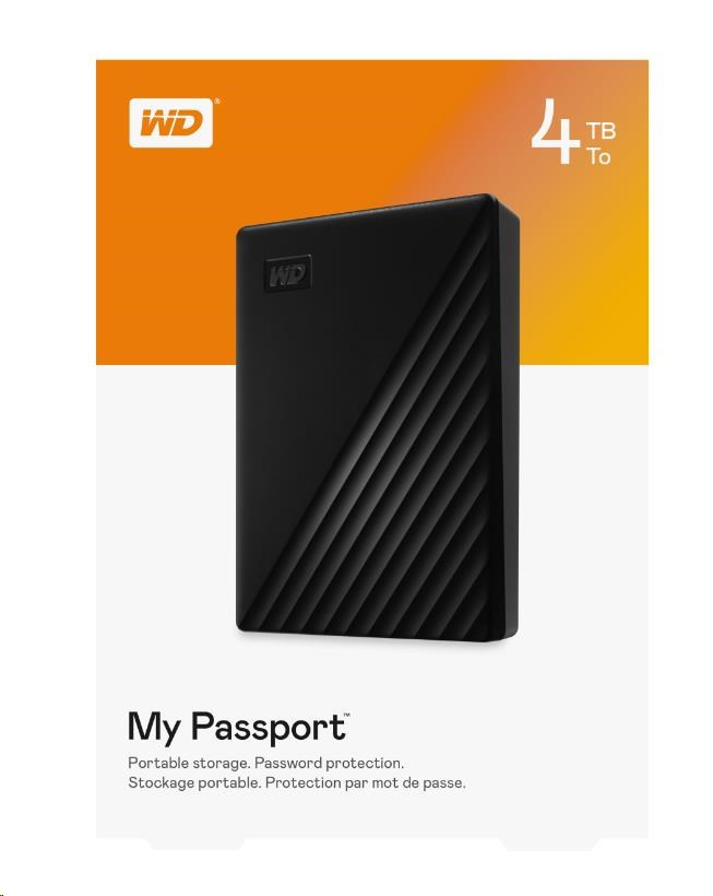 Prenosný disk WD My Passport 4 TB Ext. 2.5