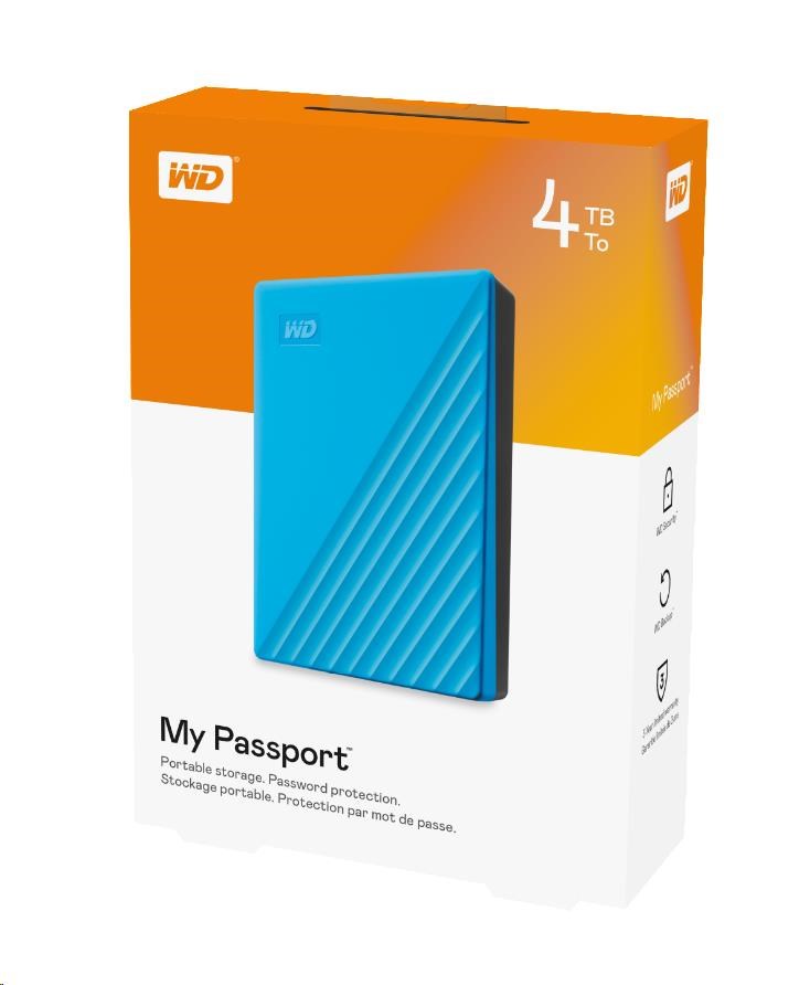 Prenosný disk WD My Passport 4 TB Ext. 2.5