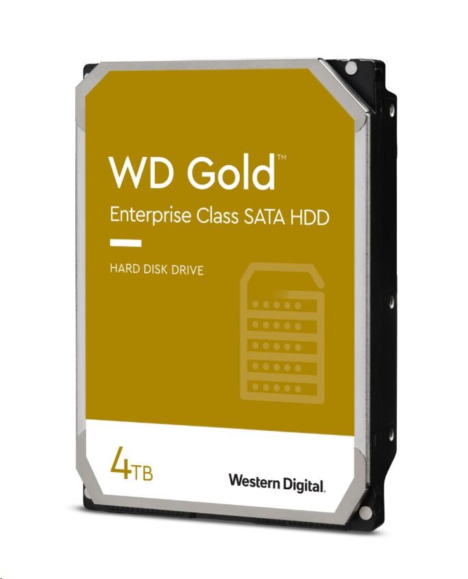 WD GOLD WD4003FRYZ 4TB SATA/  6Gb/ s 256MB cache 7200 otáčok za minútu,  CMR,  Enterprise1 