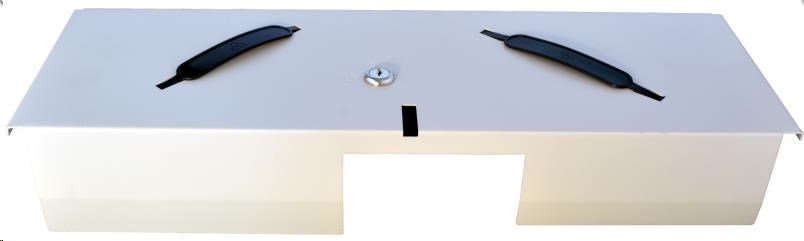 Pokladničná zásuvka Virtuos Flip-top FT-460C4 - s káblom,  s uzamykateľným krytom,  biela2 