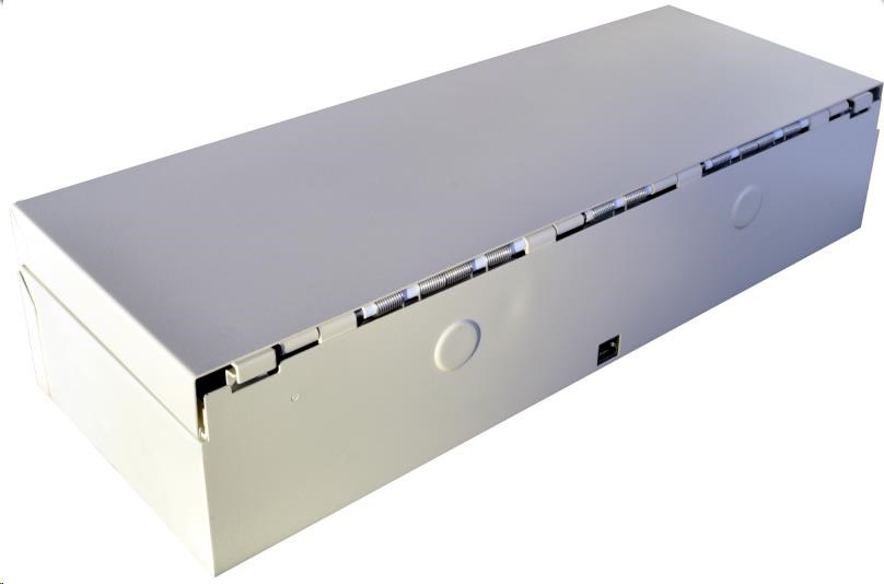 Pokladničná zásuvka Virtuos Flip-top FT-460C4 - s káblom,  s uzamykateľným krytom,  biela4 