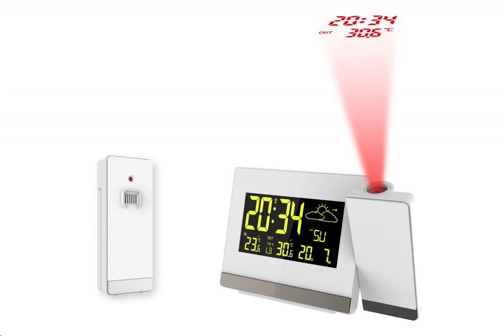 TechnoLine WT 549 - meteorologická stanice s projekcí a měřením vnitřní a vnější teploty0 