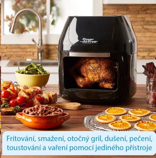 Horkovzdušná fritéza Mediashop Power AirFryer Multi-Function Deluxe2 