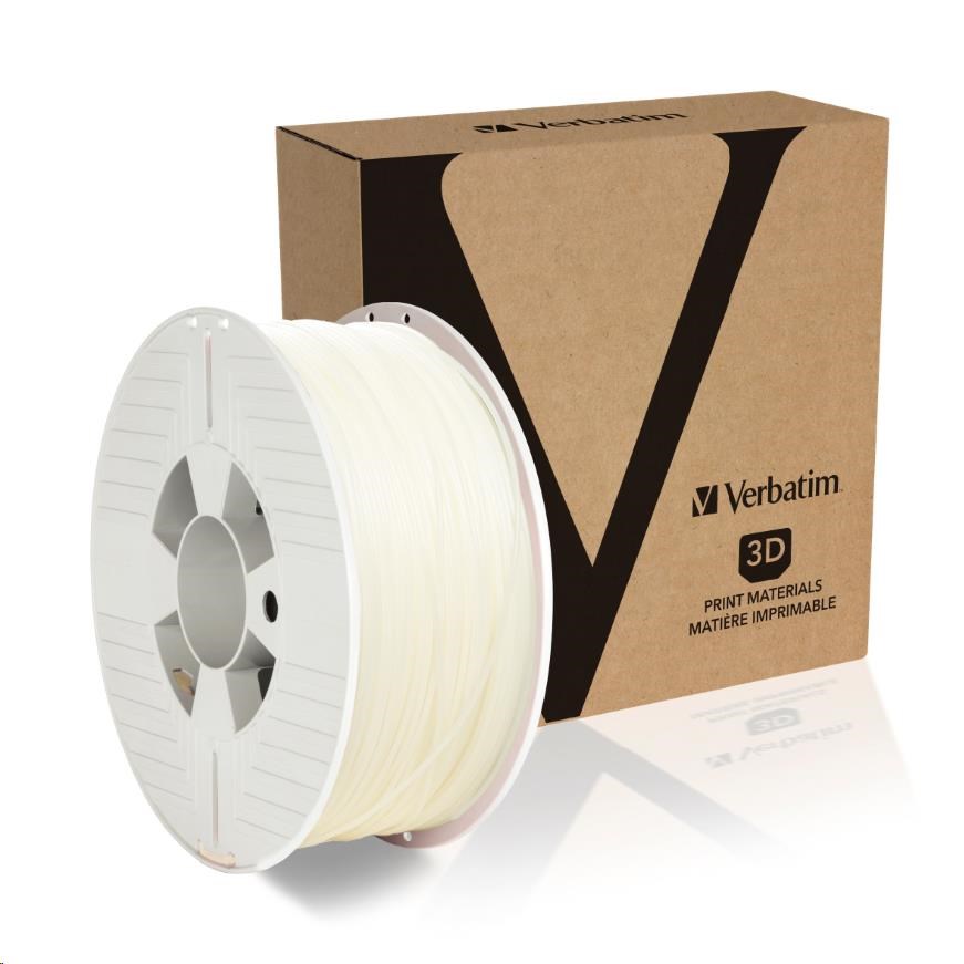 VERBATIM Filament pre 3D tlačiarne PLA 1.75mm,  335m,  1kg prírodný priehľadný (OLD PN 55274)0 