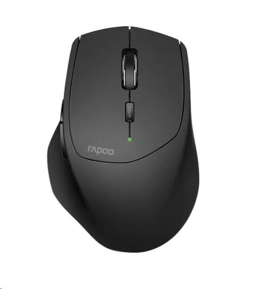 Bezdrôtová laserová myš RAPOO MT550, viacrežimová: 2.4 GHz, Bluetooth 3.0 & 4.0, čierna0 