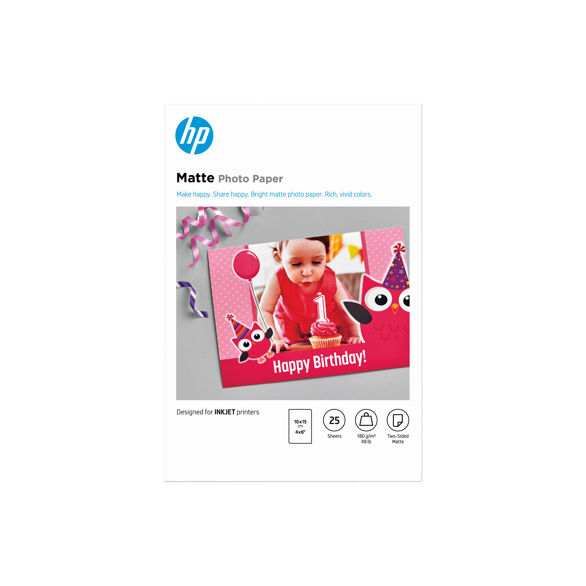 HP Matte FSC Photo Paper 4x6 25 sheets0 