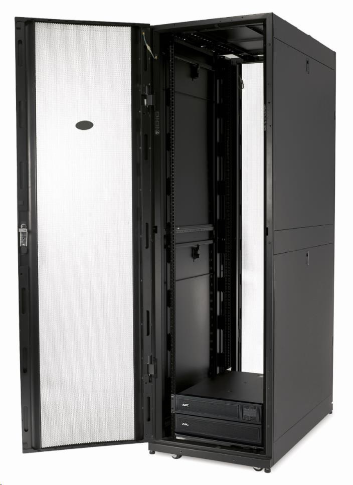 Skriňa APC NetShelter SX 45U 750 mm široká x 1070 mm hlboká s bočnicami čierna0 