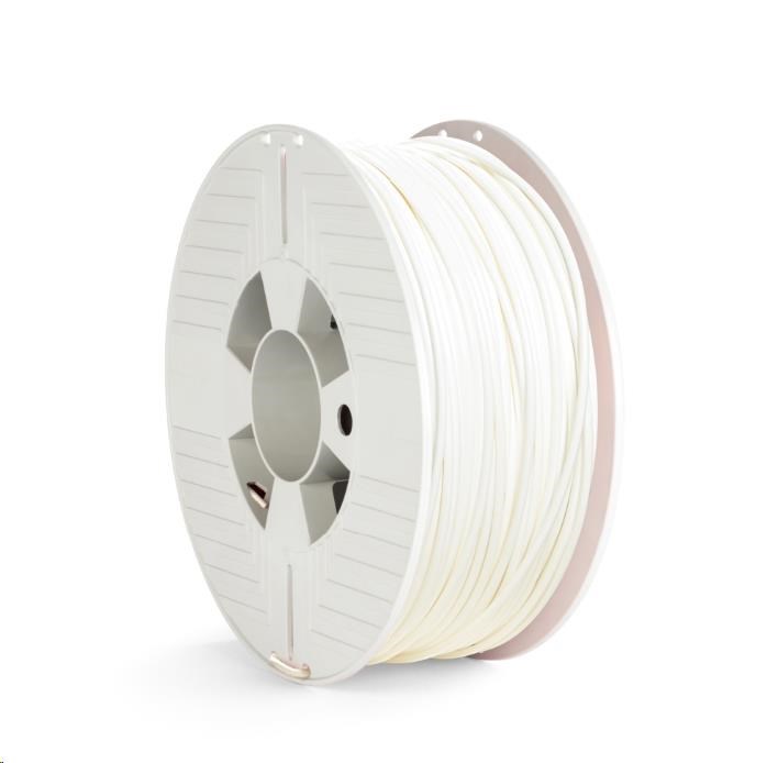 VERBATIM Filament pre 3D tlačiarne PLA 2.85mm,  126m,  1kg biela (OLD model 55277)0 