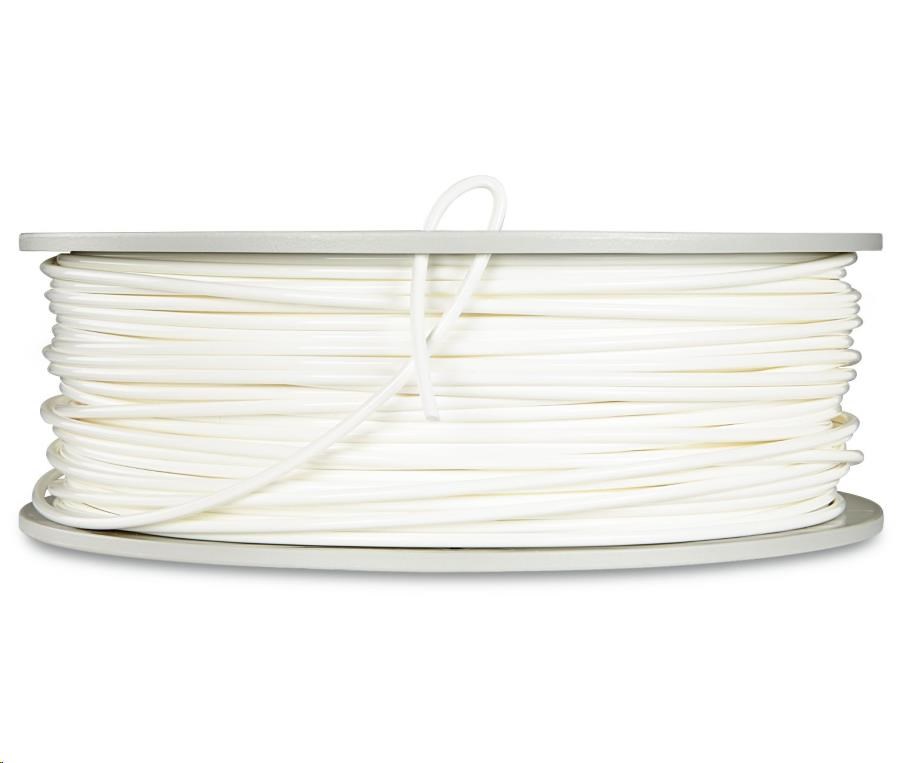 VERBATIM Filament pre 3D tlačiarne PLA 2.85mm,  126m,  1kg biela (OLD model 55277)2 
