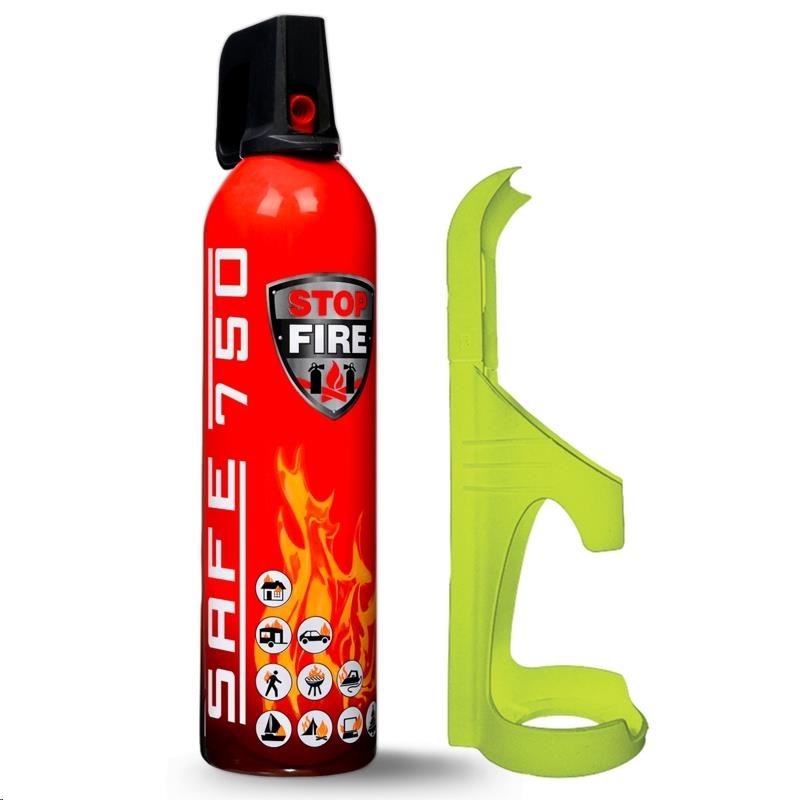 SAFE 750 set - hasicí sprej 750 ml + SAFE 75F držák0 