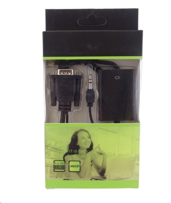 PREMIUMCORD VGA+audio elektronický prevodník na HDMI FULL HD 1080p2 