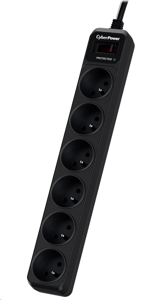 CyberPower Surge Buster™ 6 zásuviek, 1.8m, nové0 