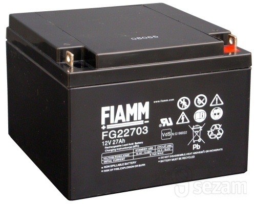 Batéria - Fiamm FG22703 (12V/ 27Ah - M5),  životnosť 5 rokov0 