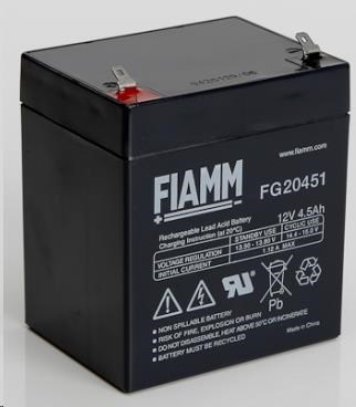 Batéria - Fiamm FG20451 (12V/ 4, 5Ah - Faston 187),  životnosť 5 rokov0 