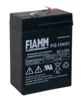 Batéria - Fiamm FG10451 (6V/ 4, 5Ah - Faston 187),  životnosť 5 rokov0 