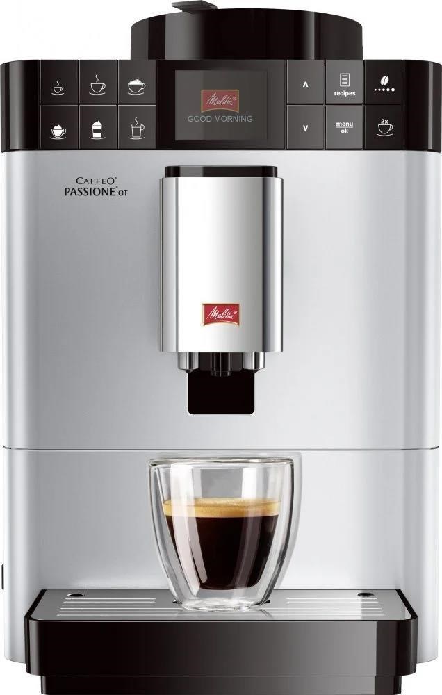 Melitta Passione One Touch automatický kávovar,  1400 W,  15 bar,  mléčný systém,  vestavěný mlýnek,  displej2 
