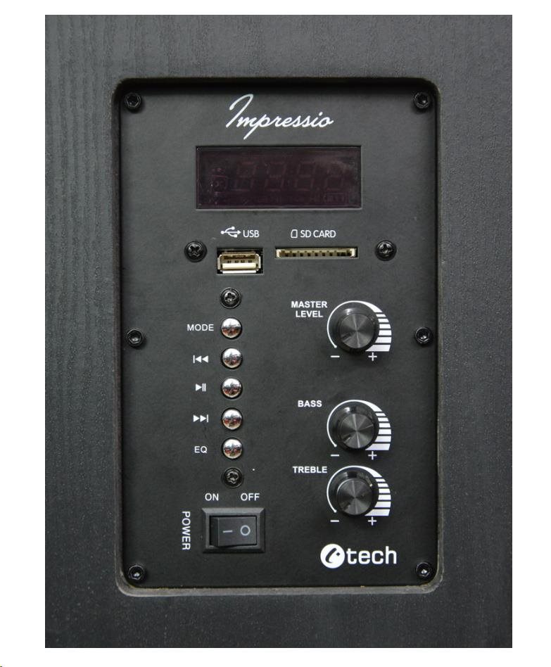 C-TECH Impressio Virtus reproduktory,  stereo,  aktívne4 