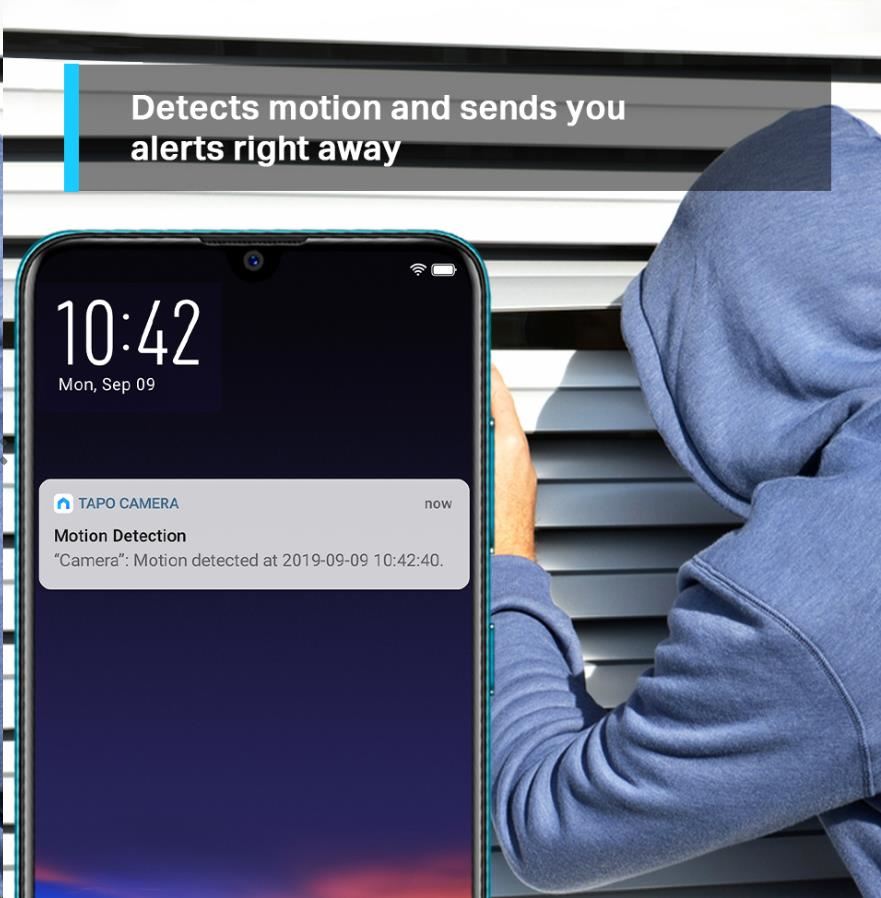 TP-Link Tapo C200 [Domáca bezpečnostná kamera Wi-Fi s horizontálnym a vertikálnym otáčaním ]1 