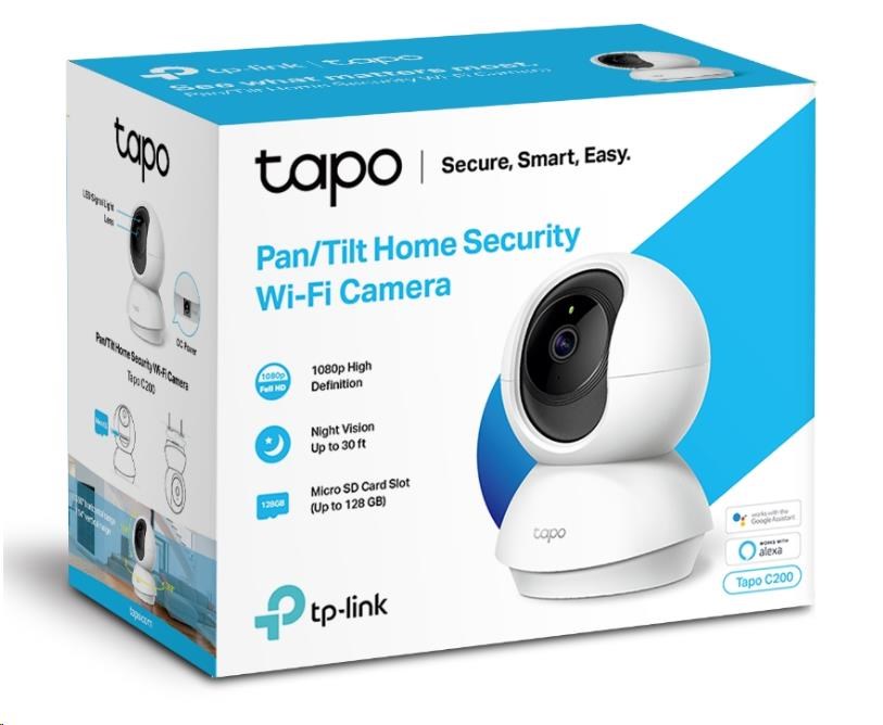 TP-Link Tapo C200 [Domáca bezpečnostná kamera Wi-Fi s horizontálnym a vertikálnym otáčaním ]4 