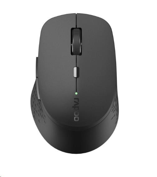 Myš RAPOO M300 Silent Wireless Optical Mouse,  Multi-mode: 2.4 GHz,  Bluetooth 3.0 & 4.0,  čierna1 