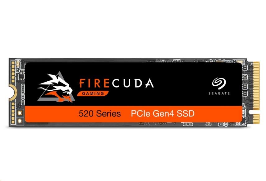 SEAGATE SSD 500GB FIRECUDA 520,  M.2 2280,  PCIe Gen4 x4,  NVMe 1.3,  R:5000/ W:2500MB/ s0 