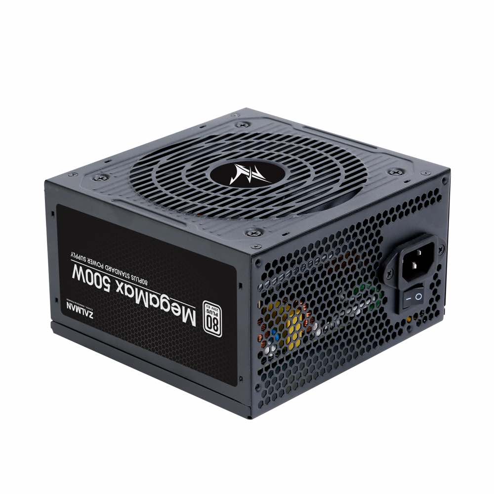 Napájací zdroj ZALMAN ZM500-TXII MegaMax,  500 W,  80 PLUS2 