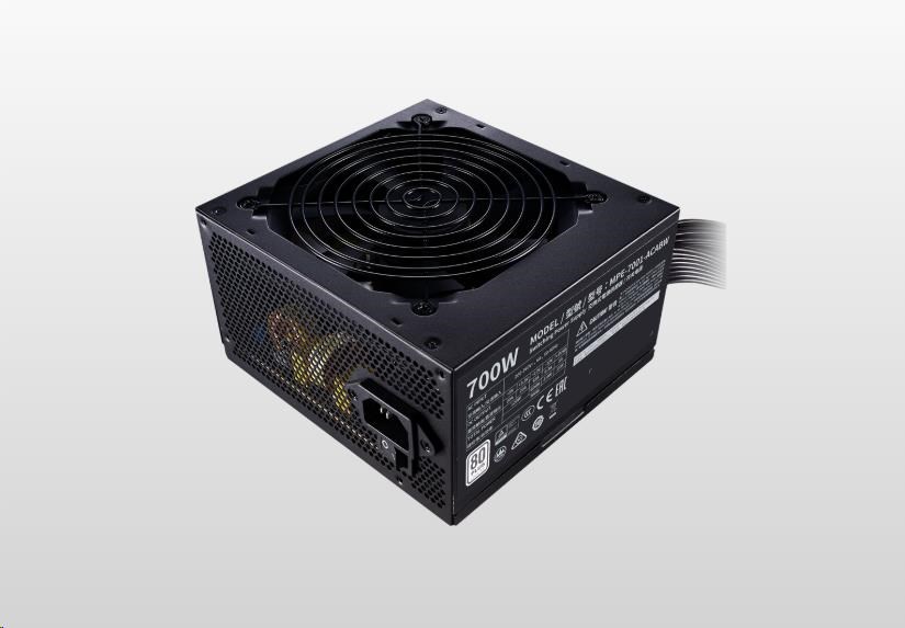Cooler Master zdroj MWE White 700W V2,  120mm,  80+5 