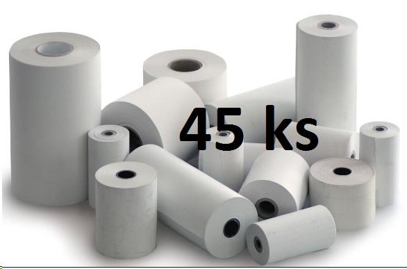 Papírový kotouč papírová páska TERMO, 80/80/12 (80m) - 45ks0 
